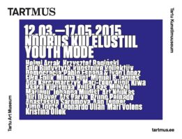 Cover of the artistic catalogue of the group exhibition 'Youth Mode'